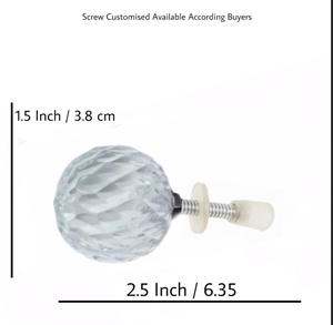 Boutons de découpe de fleurs en céramique de qualité supérieure poignées de tiroir en cristal pour armoire de cuisine commode chambre appartement - Product Image 3