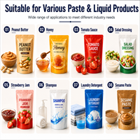 Machine d'emballage de sachets préformés Doypack pour Ketchup, Beurre de cacahuète, Miel, Pâte de gingembre et d'ail, Sauce chili, Mayonnaise, Chutney