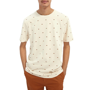 Camiseta de Hombre 2025, 100% Algodón, Logotipo Personalizado, Tejido de Punto de Alta Calidad, Mangas Cortas, Ecológica, Transpirable, Nuevo Estilo - Product Image 1