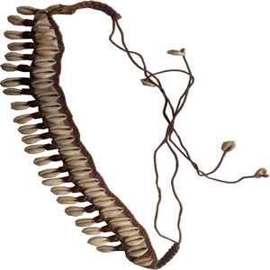 Coquille de coton perlé ceinture pour femmes mode noir sac blanc Western OEM Logo Style boucle tissu emballage pièces couleur royaume-uni - Product Image 3