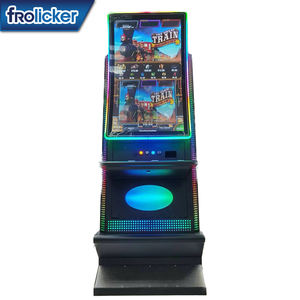 FRO FRO-022-43C Machine de jeu populaire verticale avec moniteur tactile incurvé 43" + 24" et boutons poussoirs, noir, 110V/220V - Product Image 5