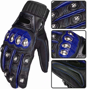 Guantes de carreras antideslizantes para motocicleta, protección de pantalla táctil de fábrica - Product Image 3