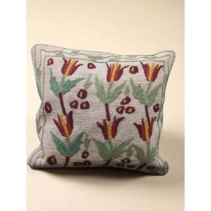 Funda de Cojín Bordada a Mano Suzani de 45 x 45 cm, Elegante Accesorio para Almohada - Product Image 3