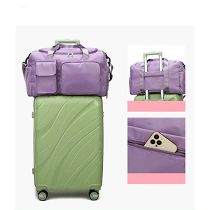 Bolsa de viaje personalizada ligera de gran capacidad, impermeable, nuevo diseño, equipaje de viaje con cierre de cremallera, proveedor vietnamita - Product Image 4