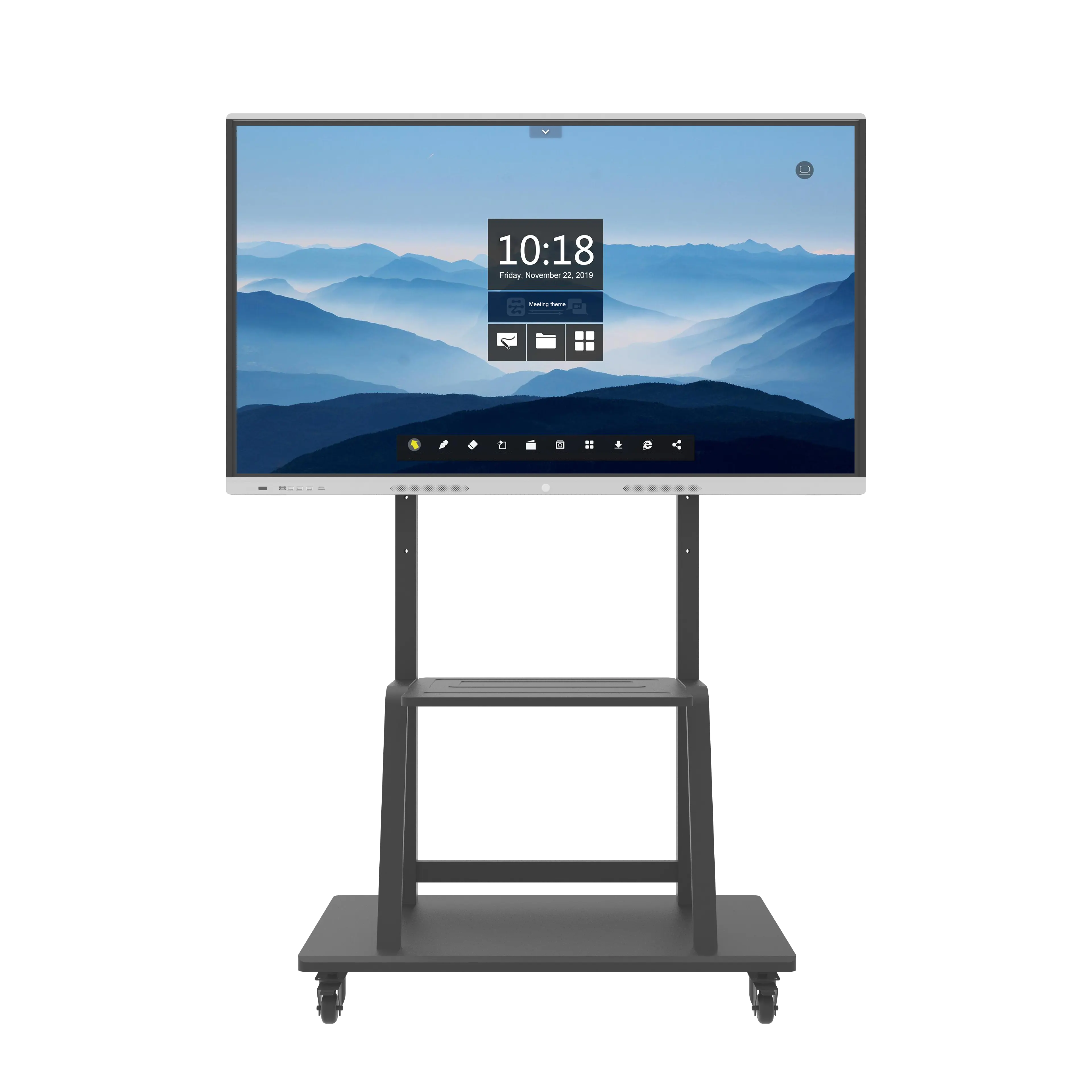 لوحة عرض رقمية, نظام الكل في واحد داخلي 55 65 75 بوصة لوحة الدرجة الرقمية عرض الذكية التفاعلية السبورة التعليم استخدام مؤتمر
