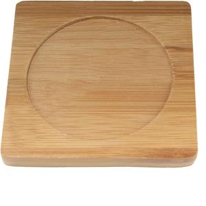 Posavasos Redondos de Madera Ecológicos Clásicos con Soporte, Juego de 6 Posavasos para Bar, Cocina, Hogar, MOON RISE CRAFT - Product Image 4