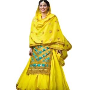 FABRICANT FOURNISSEUR DE COSTUMES SHALWAR KAMEEZ PUNJABI POUR FEMMES ROBES DE SOIRÉE CASUELLES Ajustement slim POLYESTER Respirant Séchage rapide - Product Image 1