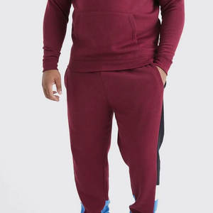 ชุดวอร์มสองชิ้นสำหรับผู้ชายชุดวอร์มผ้าฝ้ายออร์แกนิกมีขนาดและสีระบายอากาศได้ดีดีไซน์แบบกำหนดเอง - Product Image 6