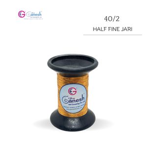 Fil de broderie indien Zari Jari Kasab LC 1260 Fil de polyester métallique avec marque Lurex pour le tissage et le tricot à la main - Product Image 1