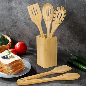 Cucharas de Bambú Ecológicas de Alta Calidad, Juego de Utensilios de Cocina, Vajilla, la Mejor Opción para Utensilios de Cocina, Estilo Nórdico Son Tra Craft - Product Image 5