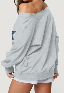 T-shirt d'été pour femme à épaules dénudées, pull New York, streetwear tendance, coupe ample, 100% coton, anti-froissement, séchage rapide, 2025 - Product Image 4