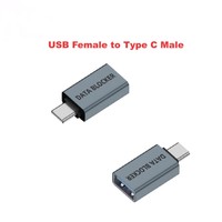 Bloqueador de Datos USB de Aleación de Aluminio para iPhone y Android, Adaptador de Carga USB-A/USB-C, Protección Contra Juice Jacking e Impresión, Regalo Promocional