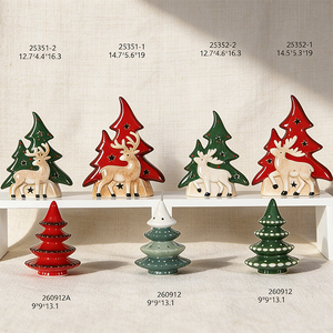 Ensemble de buffet de Noël rétro vintage personnalisé Lefton, porte-cure-dents, porte-<span class=keywords><strong>hors</strong></span>-d'oeuvres et salières et poivrières - Product Image 2