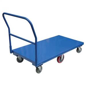 Heavy Duty Flat Platform Warehouse <b>Dolly</b> New Condition Steel Material Handling Equipment with Foldable Handle OEM/ODM - Product Image 3