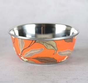 Tazón de metal de acero inoxidable con esmalte Impreso Bandeja de dulces Dátiles Tazón - Product Image 5