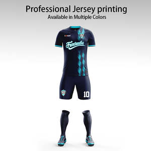 Camiseta de Fútbol de Verano de Alta Calidad, Ligera y de Secado Rápido para Adultos, con Logotipo Personalizado, Manga Corta, 100% Poliéster, Diseño de Conjunto - Product Image 2