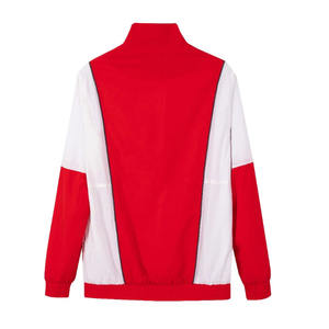 Veste de coach universitaire personnalisée avec logo Kapa pour Psi Gamma Rho, légère, pour hommes, 100 % coton, imperméable, avec fermeture éclair sur le devant, en vente en ligne - Product Image 2