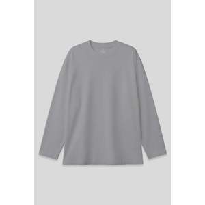 Tommylife เสื้อสเวตเตอร์คอกลมสำหรับผู้ชายสีดำรุ่นพื้นฐาน-88107-สีขาว - Product Image 5