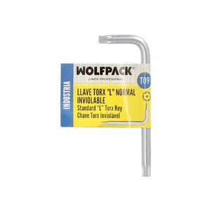Chiave Torx Inviolabile Standard in Acciaio Cromo Vanadio Professionale T09 - Product Image 5