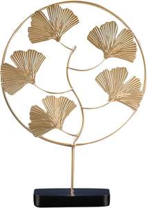 Alta calidad Navidad aluminio hoja forma escultura hierro hogar decoraciones decorativas al por mayor fabricado por exportador - Product Image 2