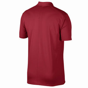 Men's Slim Fit Short Sleeve Golf Polo Shirt maroon Color Quick Dry Cotton Pullover Casual Wear Polo Shirt With OEM Service - Product Image 3