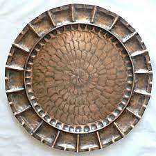 Assiette de service en cuivre gravée à la main, luxueuse et écologique, pour servir les aliments à la maison, dans les hôtels, les restaurants, les fêtes et les événements - Product Image 5