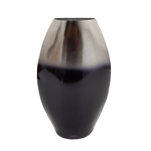 Florero de Metal de hierro de diseño Simple con acabado esmaltado para el hogar, boda, restaurante, decoración de mesa, jarrón de Metal hecho a mano a granel - Product Image 1