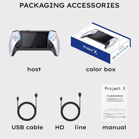 Vente en gros de consoles de jeux vidéo portables rétro Project X 4,3 pouces à bas prix