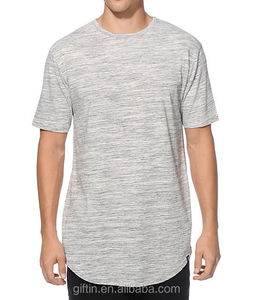 Último diseño de verano de algodón grueso de alta calidad hombro caído liso Hip Hop en blanco liso hombres camiseta de gran tamaño para hombres - Product Image 6