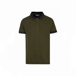 Polo Way de manga corta para hombre, color verde oscuro, estilo informal, a la moda, a la moda - Product Image 1