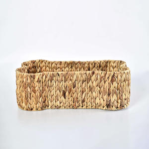 Panier en forme d'os en jacinthe d'eau, fait à la main, panier de rangement en forme d'os, artisanat naturel du Vietnam - Product Image 5