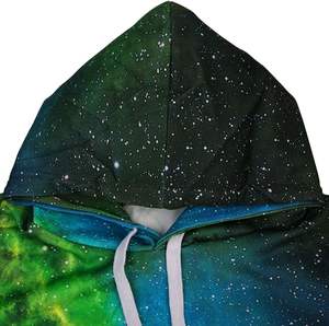 Unisex Breathable 3D <b>Galaxy</b> Print Pullover <b>Hoodie</b> Sweatshirt with Big Pockets Set for Teen Men Teen Boys and Teen Women - Product Image 1