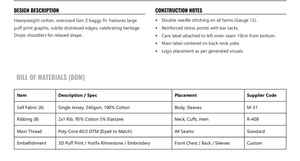 Camiseta de Lona Premium para Hombre, Estilo Urbano, Diseño de Moda, Estilo Viral, Estilo Y2K, Estampado Puff, CulturePiece - Product Image 5