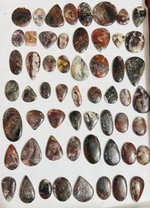 Colgante suelto multicolor hecho a mano de ágata de encaje loco Natural de grado AAA personalizable para la fabricación de joyas lote a granel al por mayor - Product Image 2