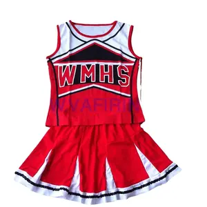 Custom Own Design Sublimation Netball Dress Cheerleading Uniform Latest Design Factory Supplier Long Sleeve