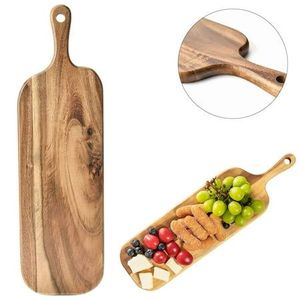 Planche à fromage et plateau à charcuterie en bois d'olivier artisanal, planche à découper en bois dur |   Plat de service décoratif de forme irrégulière - Product Image 2
