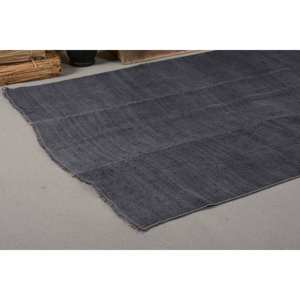 Alfombra turca Vintage moderna de 5,2x11,2 pies, lana hecha a mano, patrón de retazos rectangular grande, negro para pasillo de noche, nuevo lanzamiento - Product Image 5