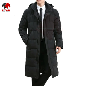 เสื้อโค้ทพัฟเฟอร์ยาวแบบสั่งทำพิเศษของ Ryan Pro Gear สำหรับทุกเพศ ผลิตจากผ้าไนลอน/คอตตอน/สแปนเด็กซ์/โพลีเอสเตอร์ กันน้ำ สวมใส่สบาย ผลิตตามสั่ง - Product Image 4