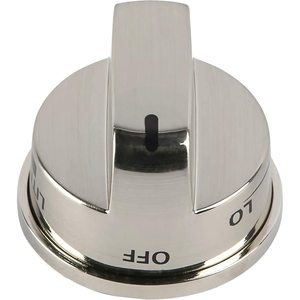 Ensemble de 4 boutons en acier inoxydable pour cuisinière à gaz LG - Compatible avec EBZ37189611 - Product Image 3