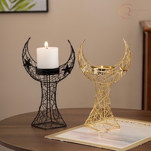 Portavelas Artístico de Metal para Uso en Ramadán |   Color Personalizable, Portátil y Duradero |   Añade un atractivo visual a los espacios interiores - Product Image 3