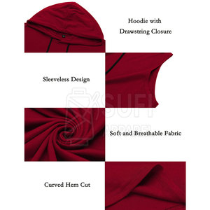 Sudadera sin Mangas para Hombre, Estilo Informal y Moderno, Color Sólido, Otoño 2025, Colores y Logotipo Personalizables, Tallas Personalizables - Product Image 5