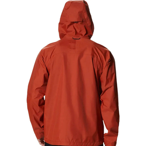 Chaqueta deportiva con capucha de otoño deportiva no tejida lavada con revestimiento Unisex para senderismo al aire libre, chaqueta impermeable para lluvia para hombres y mujeres - Product Image 2