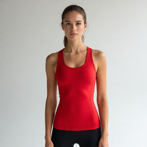 Wholesale Gym Fitness Wear Stringer <b>Tops</b> Women Sleeveless Singlet 100% Cotton <b>Tank</b> <b>Tops</b> for Women - Product Image 6