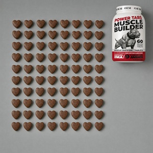 Comprimés de renforcement musculaire pour chiens avec ZMA, soutien à la récupération protéinée, friandises à mâcher molles pour chiens de type <span class=keywords><strong>Bully</strong></span>, <span class=keywords><strong>Pitbull</strong></span> et chiens de travail - Product Image 5