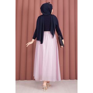 Pink Sporty Summer Pencil <b>Skirt</b> with Belt and Pockets Breathable Spandex and Cotton Denim Digital Printed Plain Style - Product Image 4