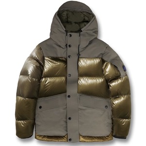 Parka Térmica de Plumón de Pato con Capucha, Gruesa y Afelpada, para Otoño/Invierno, para Hombre, Negro/Verde Militar - Product Image 4
