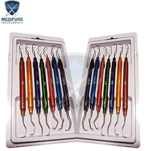 Curette dentaire Gracey à pointe fine, curettes parodontales, curette pour planification radiculaire, détartreur Gracey, instruments dentaires - Product Image 6