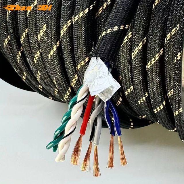 High Quality 9-Core 18GA OFC Speaker Wire Tin Pure Copper Audio Video Cable with Shielding for Toyota Car Audio