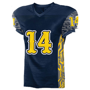 Camiseta y Pantalones Deportivos Unisex de Manga Corta, 100% Poliéster, Transpirables, Antiarrugas, de Secado Rápido, con Logotipo Personalizado, para Fútbol Americano - Product Image 5