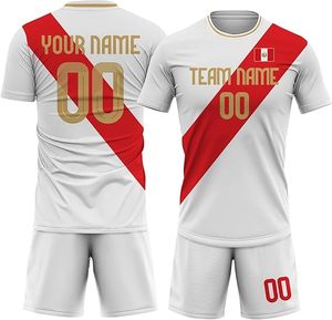 ชุดเล่นฟุตบอลสำหรับผู้ชายชุดเล่นฟุตบอลชุดเล่นฟุตบอลแบบซับลิเมชันใส่สบายออกแบบได้ตามต้องการ - Product Image 3